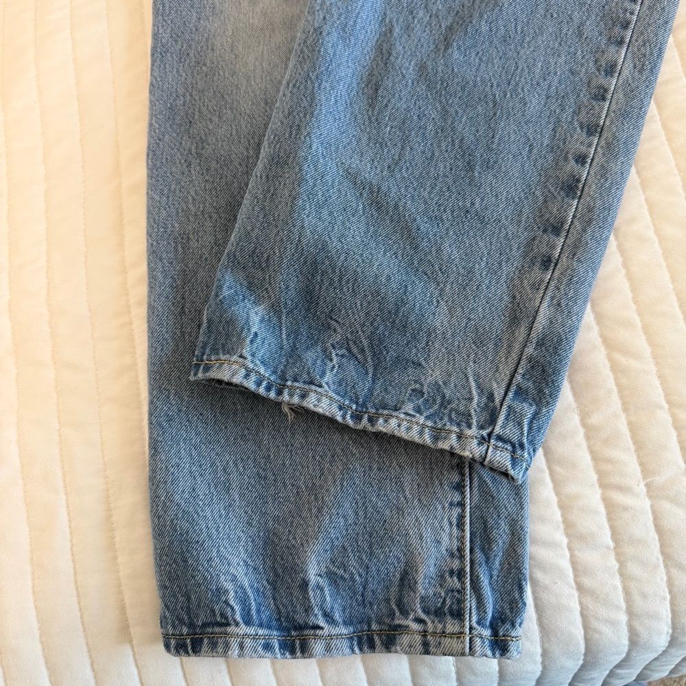 Levi's 94 Baggy Women's Jeans Size 28x30 Medium Wash High Rise Loose Streetwear - Picture 9 of 10
